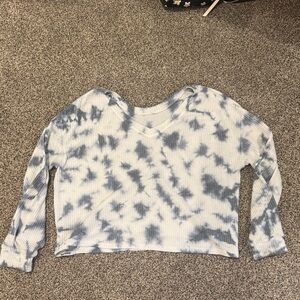 Women's Tie-Dye Long Sleeve Top Aeropostale